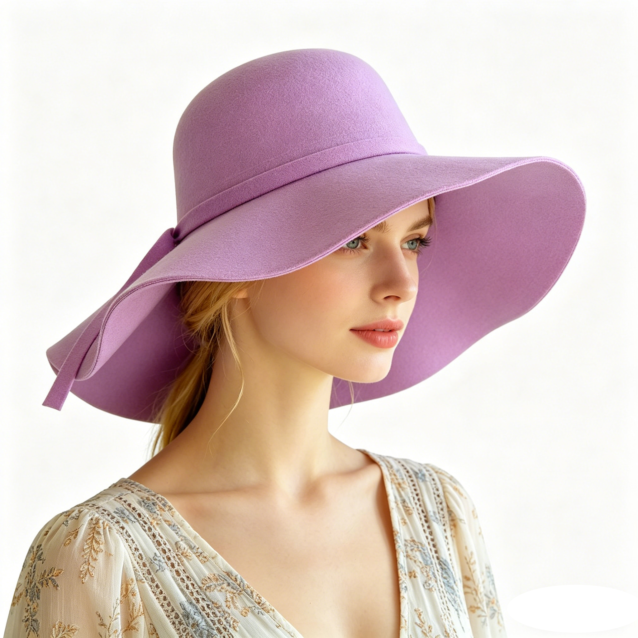 Women Fedora Hat Vintage Lady  - Hat Floppy Wide reseña y precio