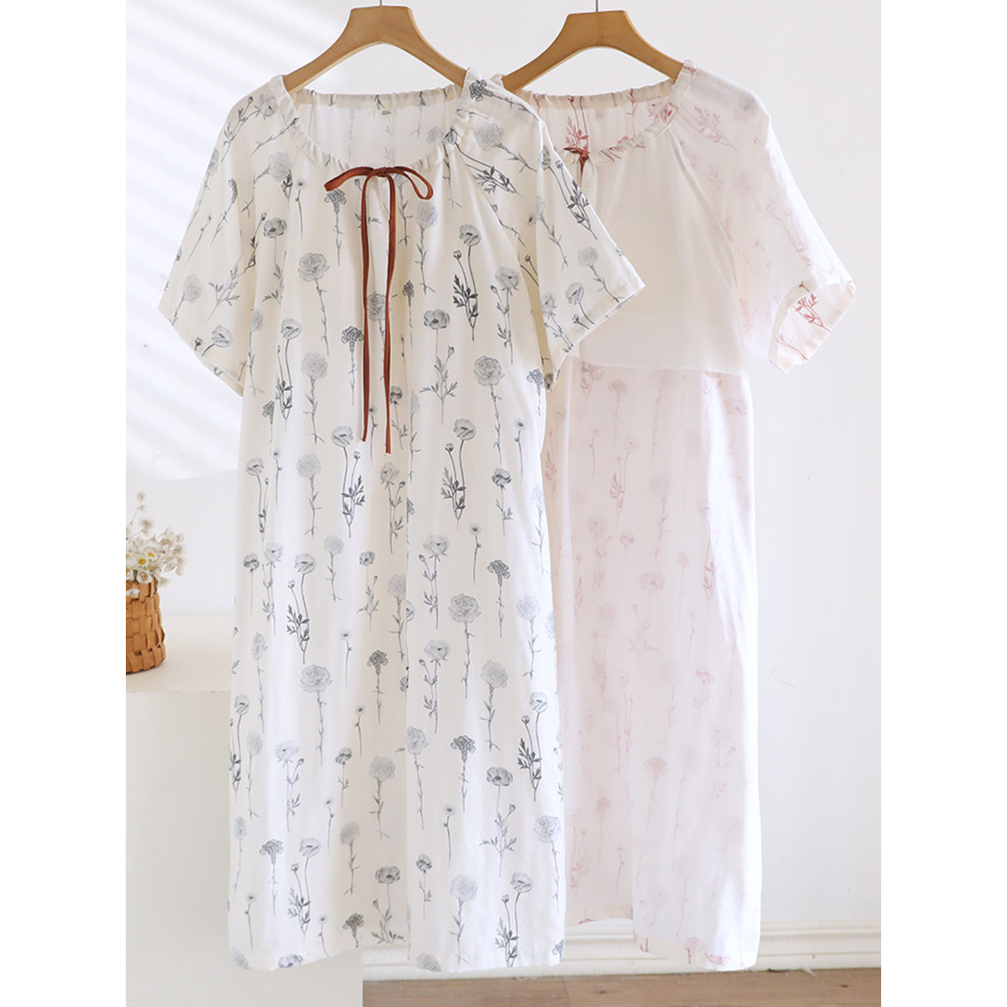 1-Piece Women‘s Nightgown, Cas - Midi Skirt Floral reseña y precio