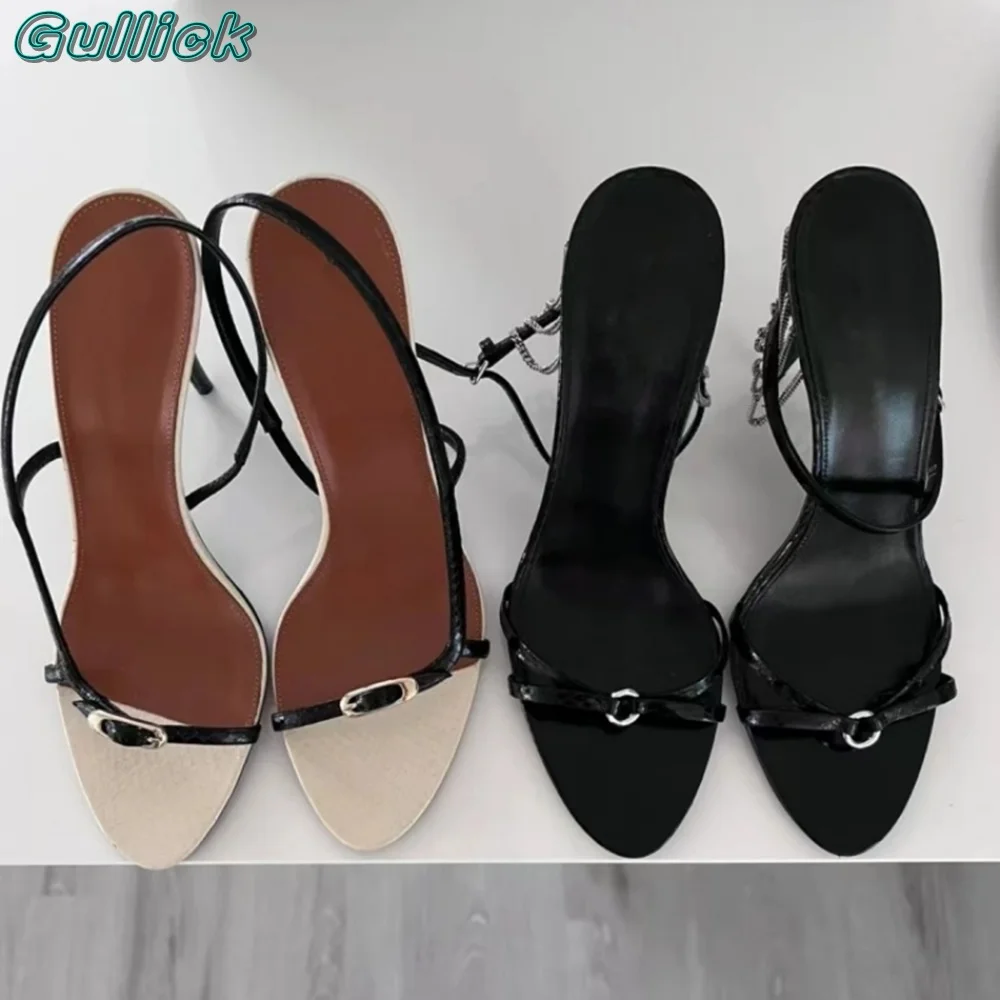 Slingback Strappy Open Toe San - Sandal Strappy Heeled reseña y precio