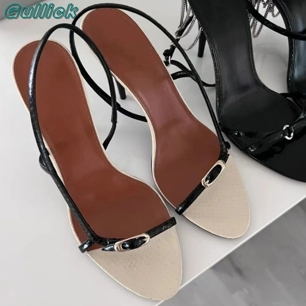 Slingback Strappy Open Toe San - Sandal Strappy Heeled reseña y precio