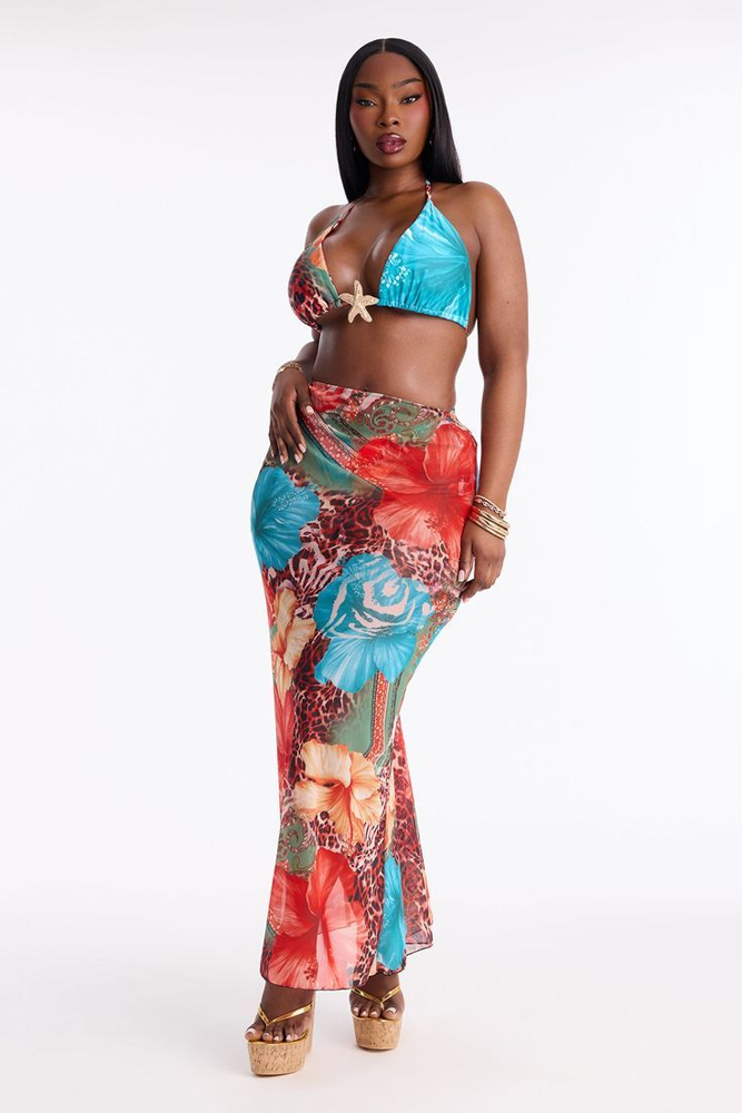 Women Plus Size Summer Boho Fl - Maxi Dress Halter reseña y precio