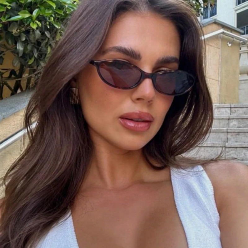 Retro Oval Frame Sunglasses Fa - Sunglasses Cat Eye reseña y precio