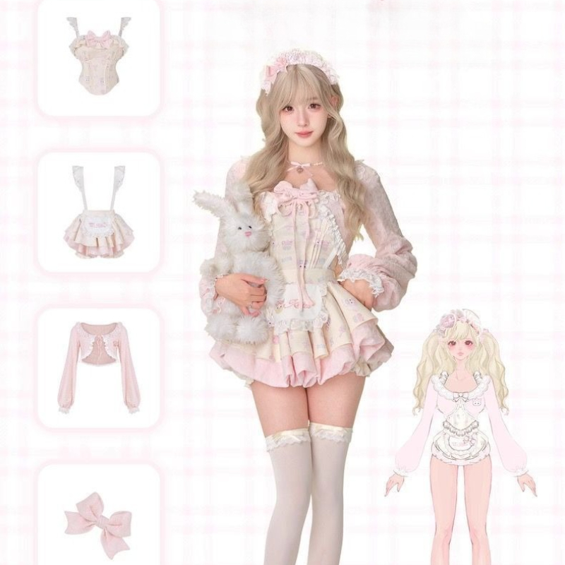 Japanese Sweet Lolita Style 3  - Crop Top Crochet reseña y precio