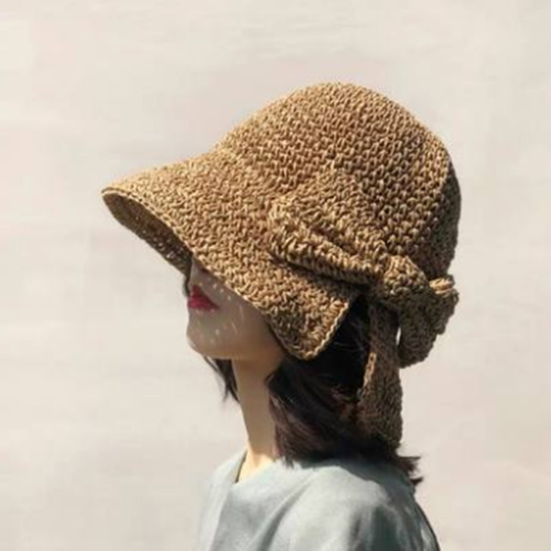 1Pcs Bow Sun Hat Wide Brim Flo - Hat Floppy Wide reseña y precio