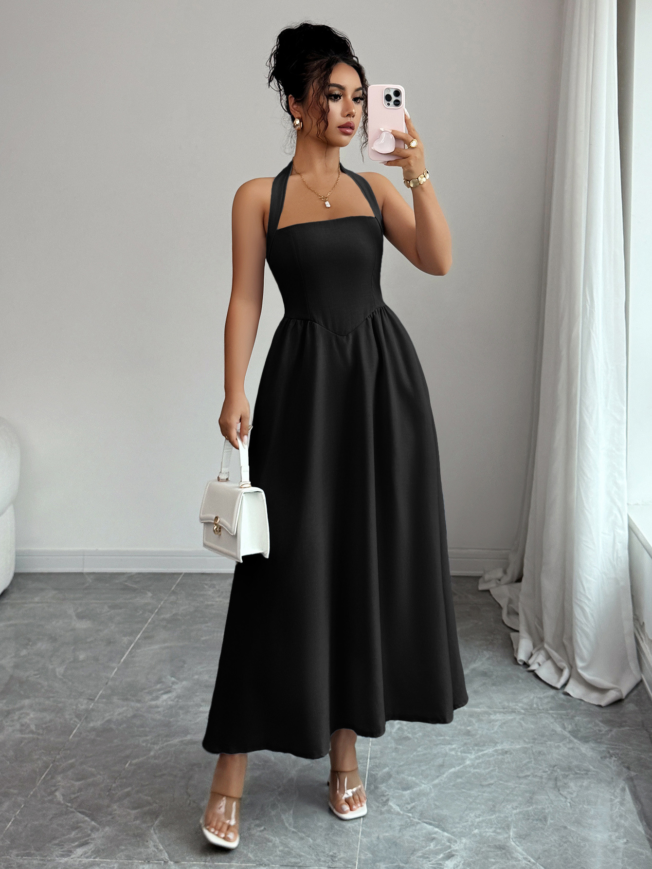 Women's Dress 5 Colors Halter  - Maxi Dress Halter reseña y precio