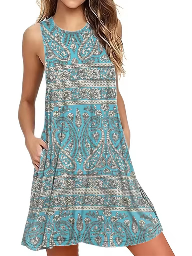 9XL Plus Size Sundress Loose F - Romper Floral Print reseña y precio