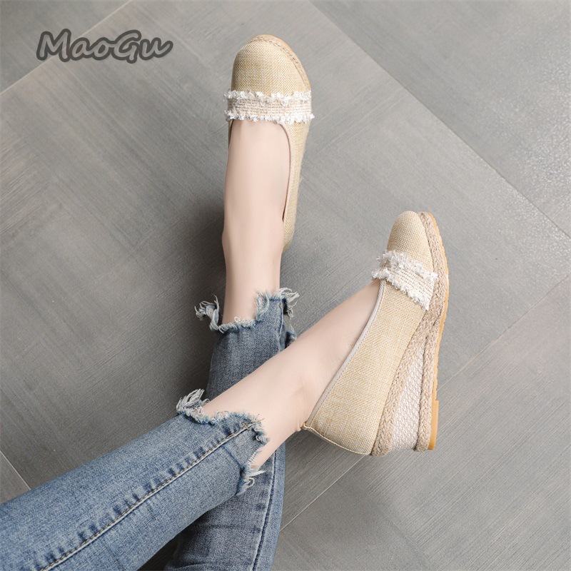 Women's Espadrille Wedges Shoe - Wedge Espadrille Women reseña y precio
