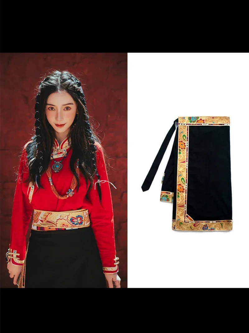 Traditional Tibetan Dress Wrap - Linen Dress Wrap reseña y precio