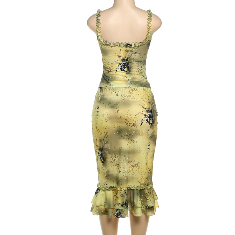 Women's Dress 2 Piece Floral P - Midi Skirt Floral reseña y precio