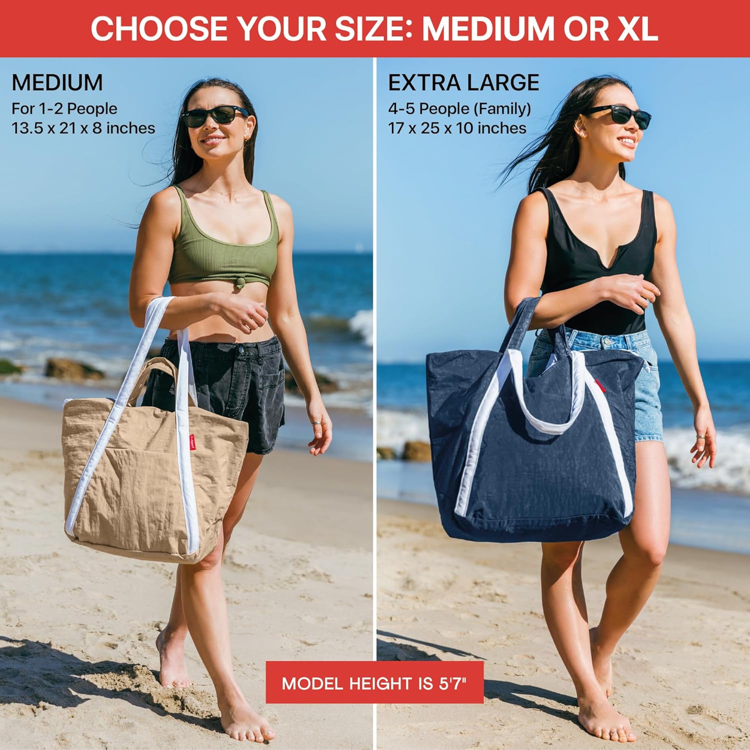 Waterproof Beach Bag for Trave - Tote Bag Beach reseña y precio
