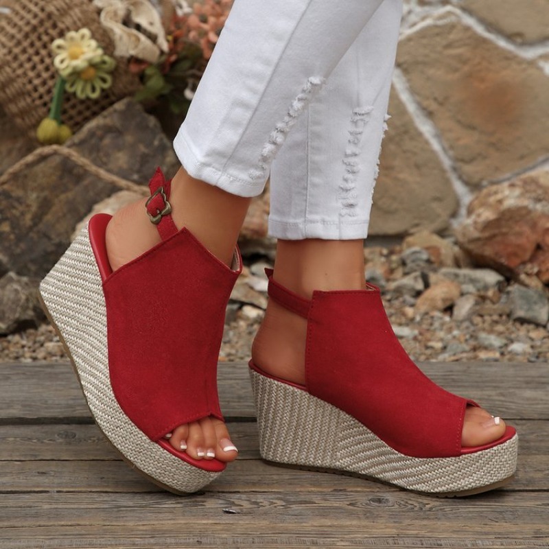 Women Sandals Summer Wedge Pla - Wedge Espadrille Women reseña y precio