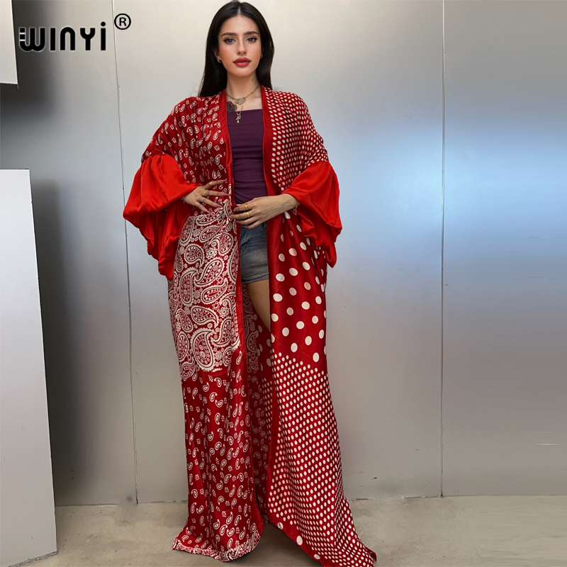 WINYI Summer Kimono party dres - Cover Up Kaftan reseña y precio