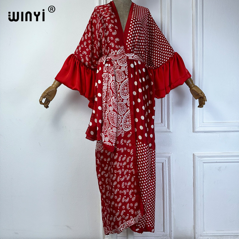 WINYI Summer Kimono party dres - Cover Up Kaftan reseña y precio