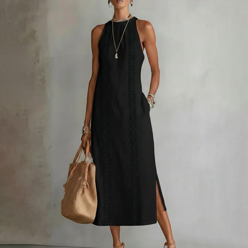 2026 Summer Dress for Women Sl - Linen Dress Wrap reseña y precio