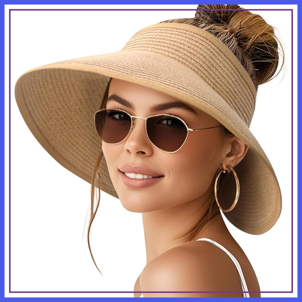 Women Wide Brim Straw Beach Ha - Hat Floppy Wide reseña y precio
