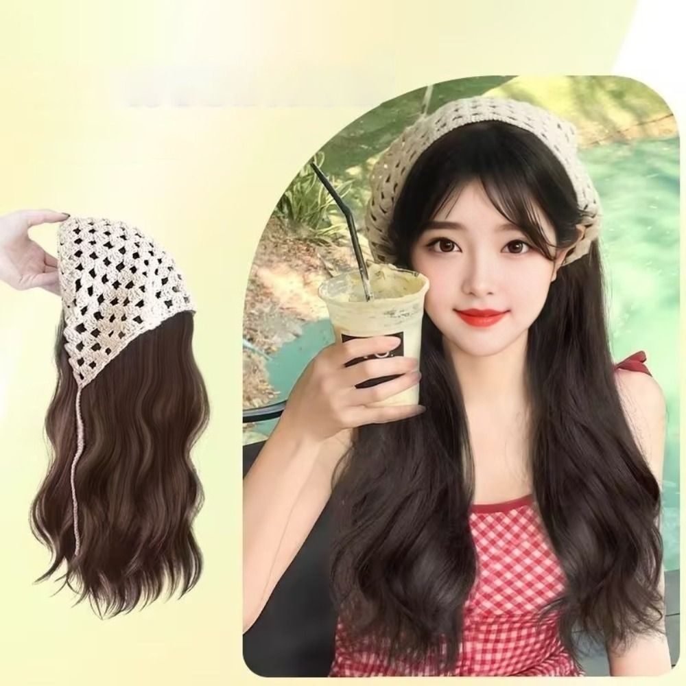 Fashion 65CM Wig Triangle Head - Headband Summer Knit reseña y precio