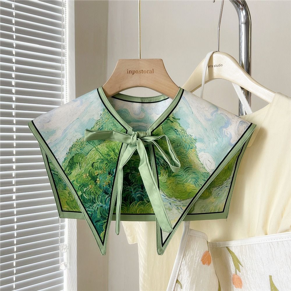 Floral Pattern Shirt Fake Coll - Blouse Off Shoulder reseña y precio