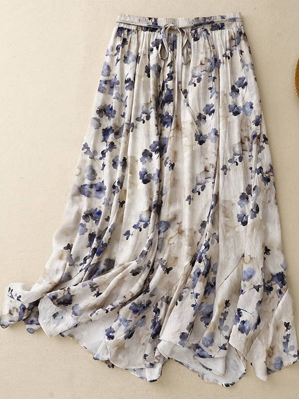 Floral A-Line Skirt Women's El - Midi Skirt Floral reseña y precio