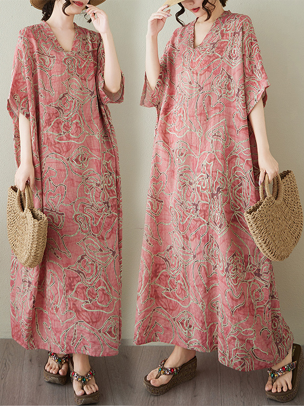 Knee-Length Wrap Long Dress Su - Linen Dress Wrap reseña y precio
