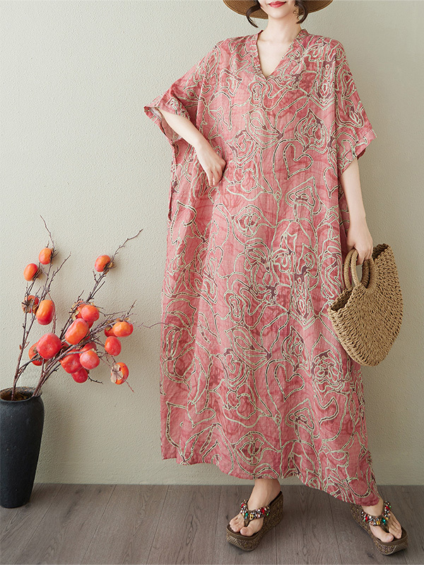Knee-Length Wrap Long Dress Su - Linen Dress Wrap reseña y precio