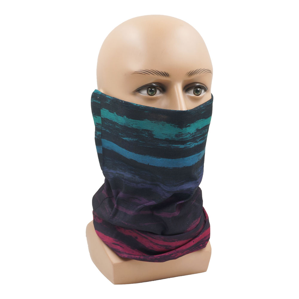 Tie-Dye Stripes Pattern Neckch - Headband Summer Knit reseña y precio