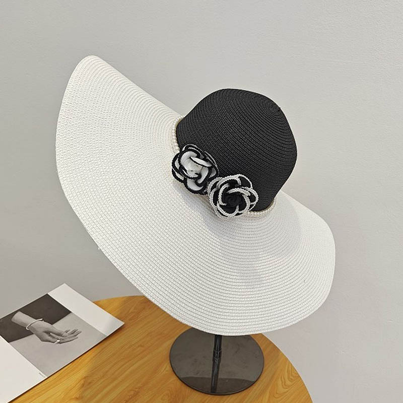 Two Tones Wide Brim Summer Hat - Hat Floppy Wide reseña y precio