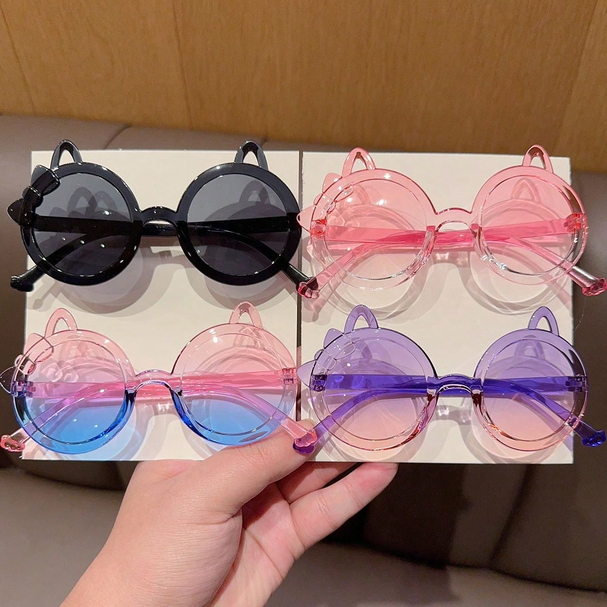 2/4Pcs 2025 Newest Cute Fashio - Sunglasses Cat Eye reseña y precio