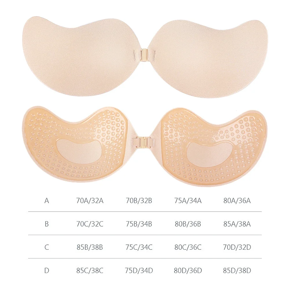 Invisible Strapless Adhesive S - Bralette Triangle Set reseña y precio