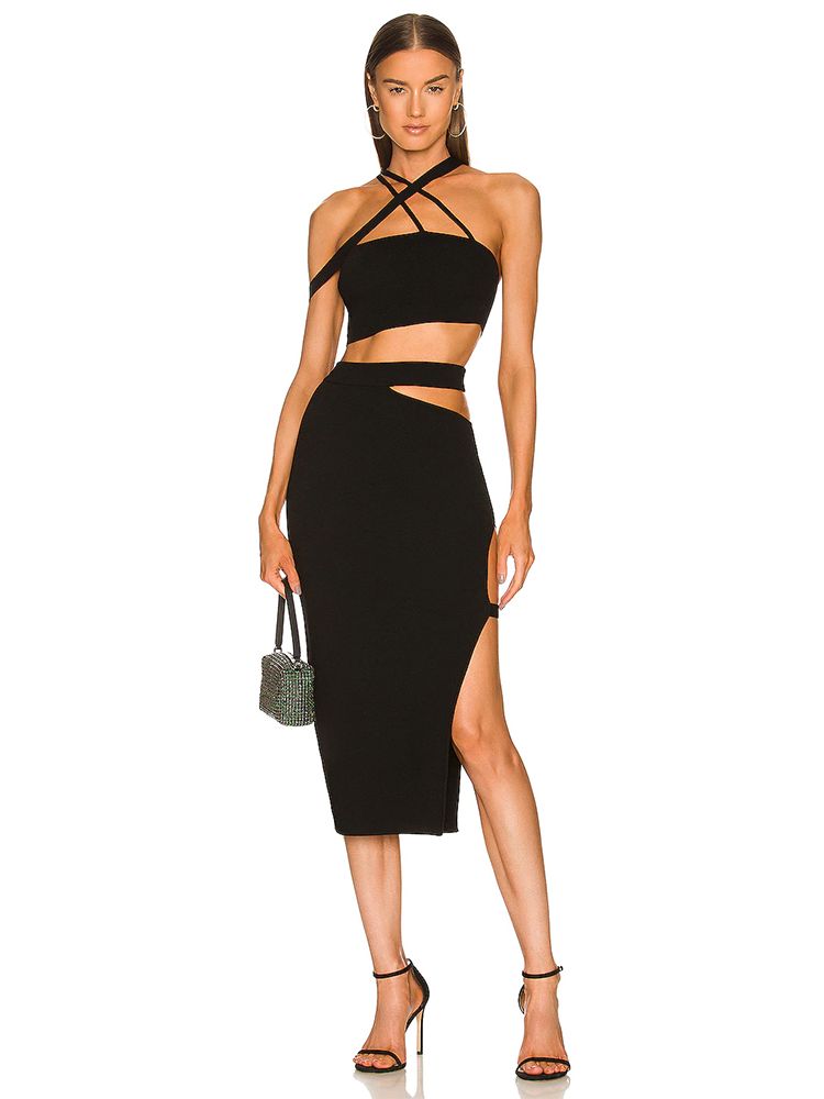Women's Bandage Suit 2022 Summ - Crop Top Crochet reseña y precio