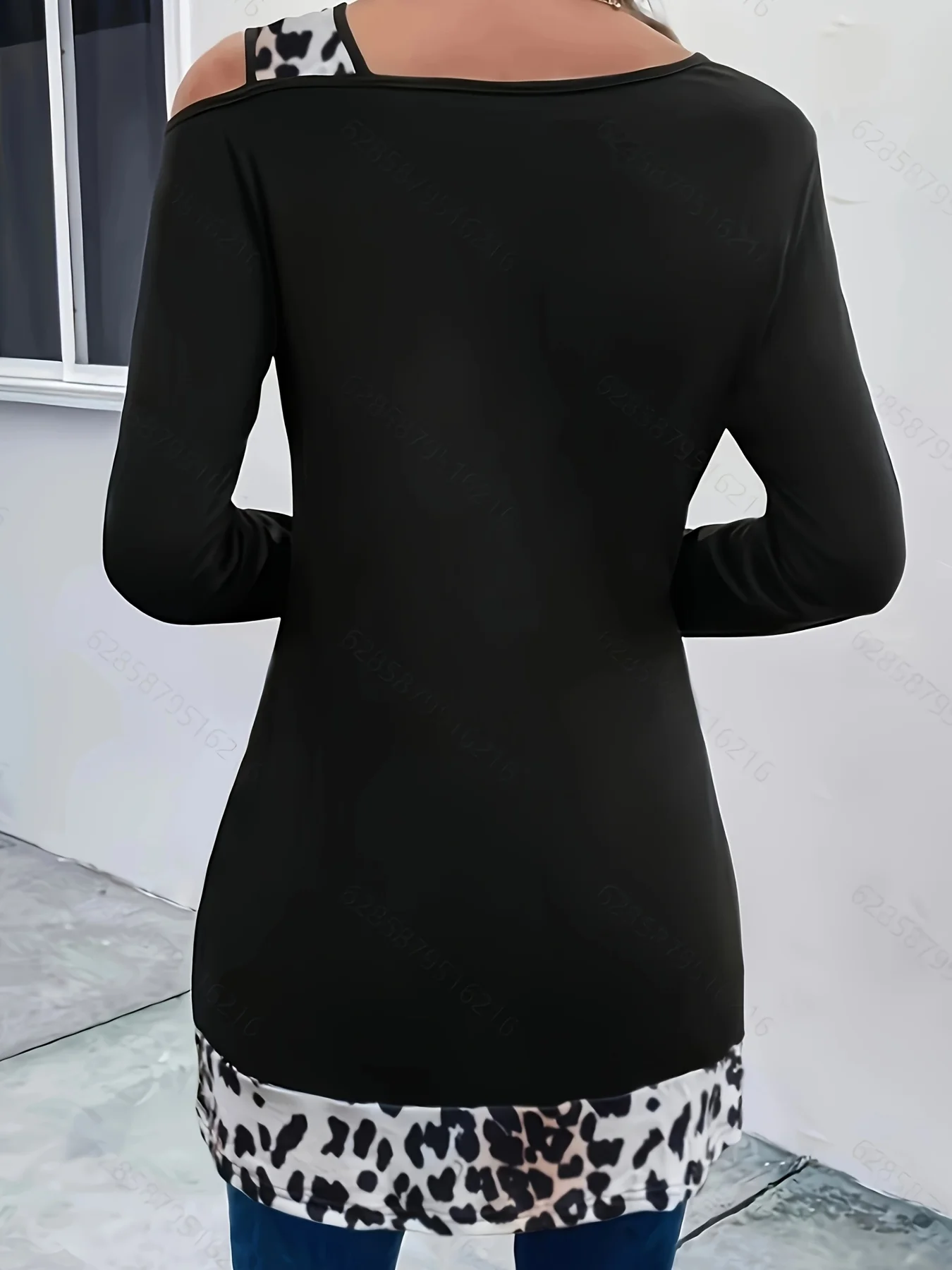 Plus Size 1XL-5XL Women's Fash - Blouse Off Shoulder reseña y precio