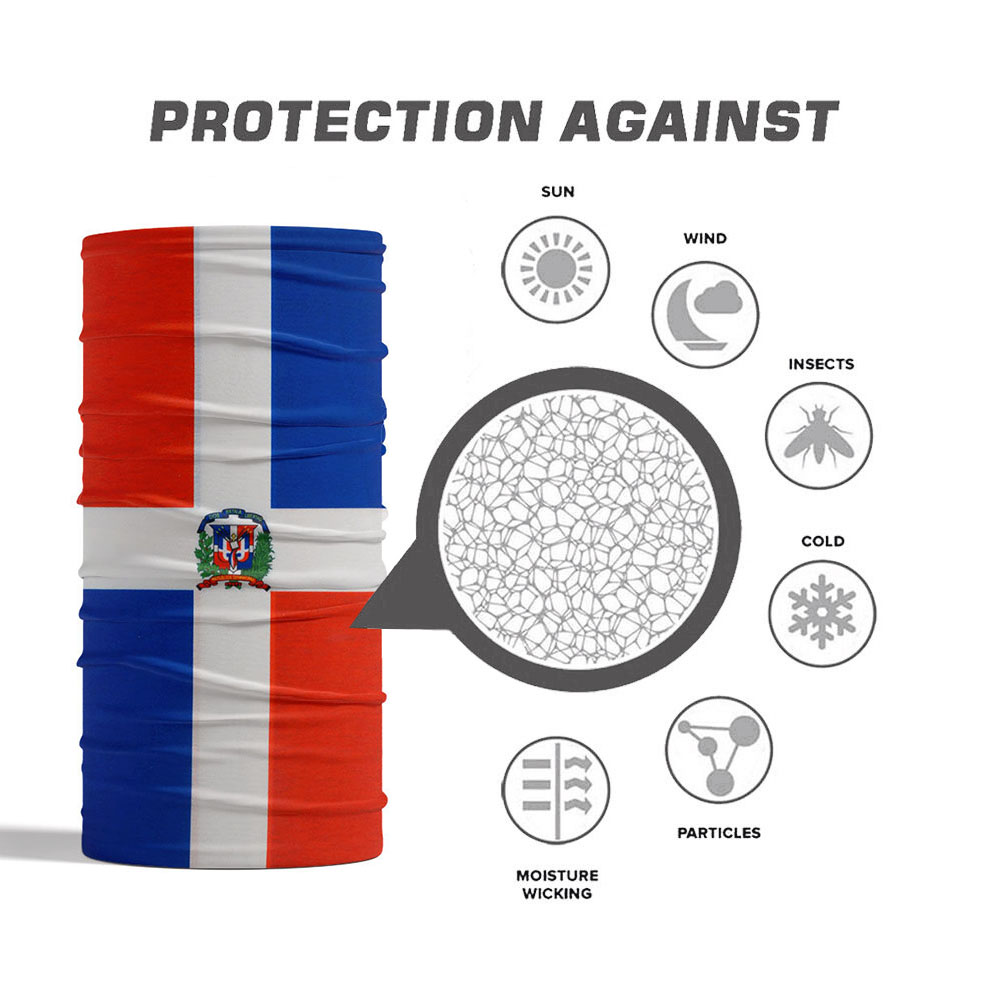 Dominica National Flag Bandana - Headband Summer Knit reseña y precio