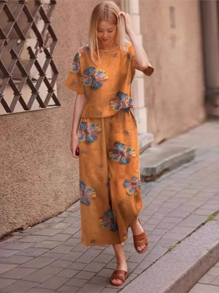 2025 Spring Summer New Plus Si - Linen Pant Wide reseña y precio