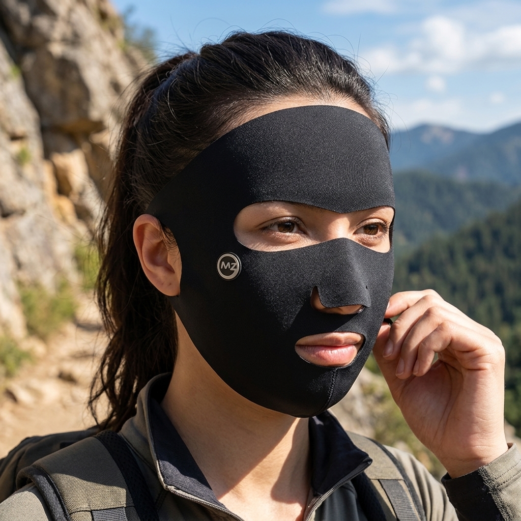 Ice Silk Sun Protection Mask F - Headband Summer Knit reseña y precio