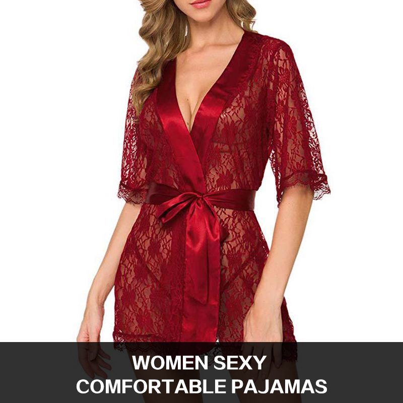 New Hot Sexy Women Floral Lace - Kimono Sheer Floral reseña y precio