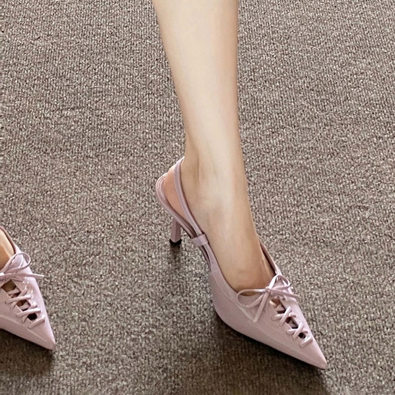 European-style Pointed-toe, Sl - Sandal Strappy Heeled reseña y precio