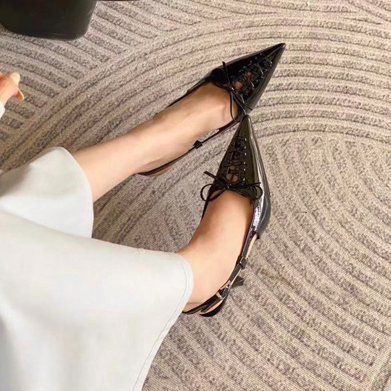 European-style Pointed-toe, Sl - Sandal Strappy Heeled reseña y precio