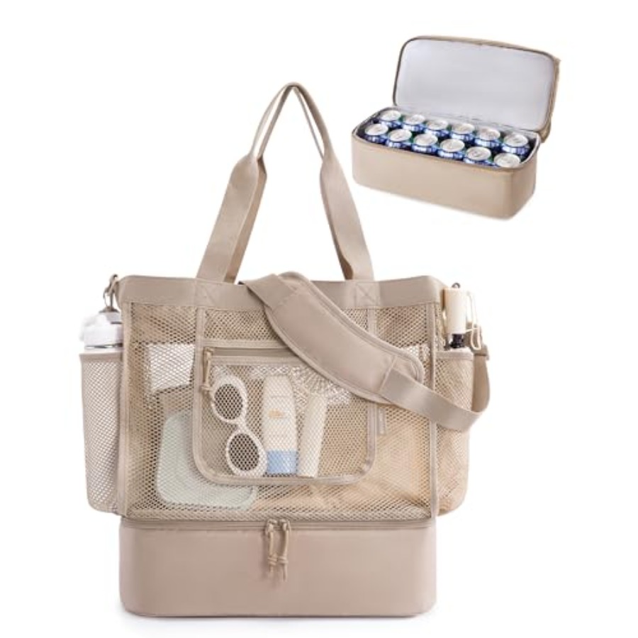 BAGSMART Beach Bag for Women M - Tote Bag Beach reseña y precio