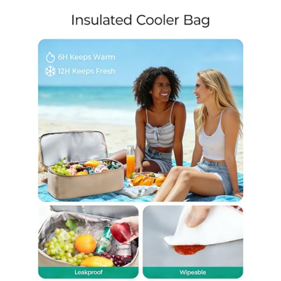 BAGSMART Beach Bag for Women M - Tote Bag Beach reseña y precio
