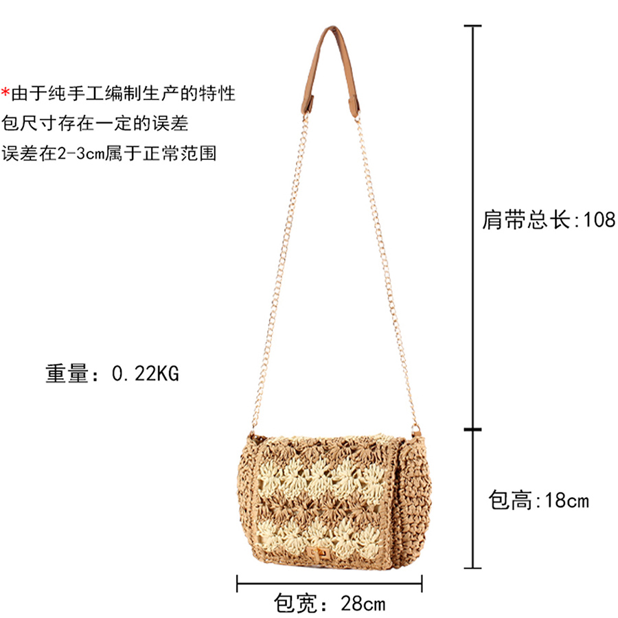 Straw Crossbody Bags for Women - Crochet Bag Raffia reseña y precio