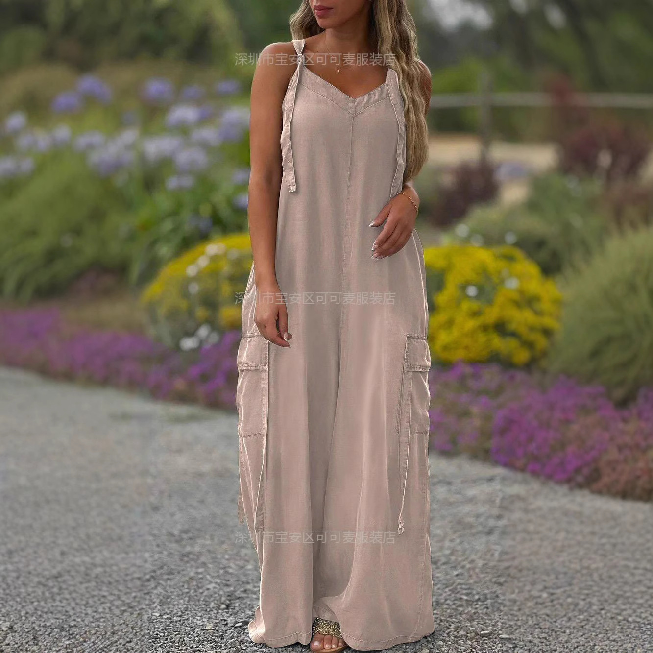 Loose Summer Jumpsuit Casual L - Jumpsuit Linen Relaxed reseña y precio