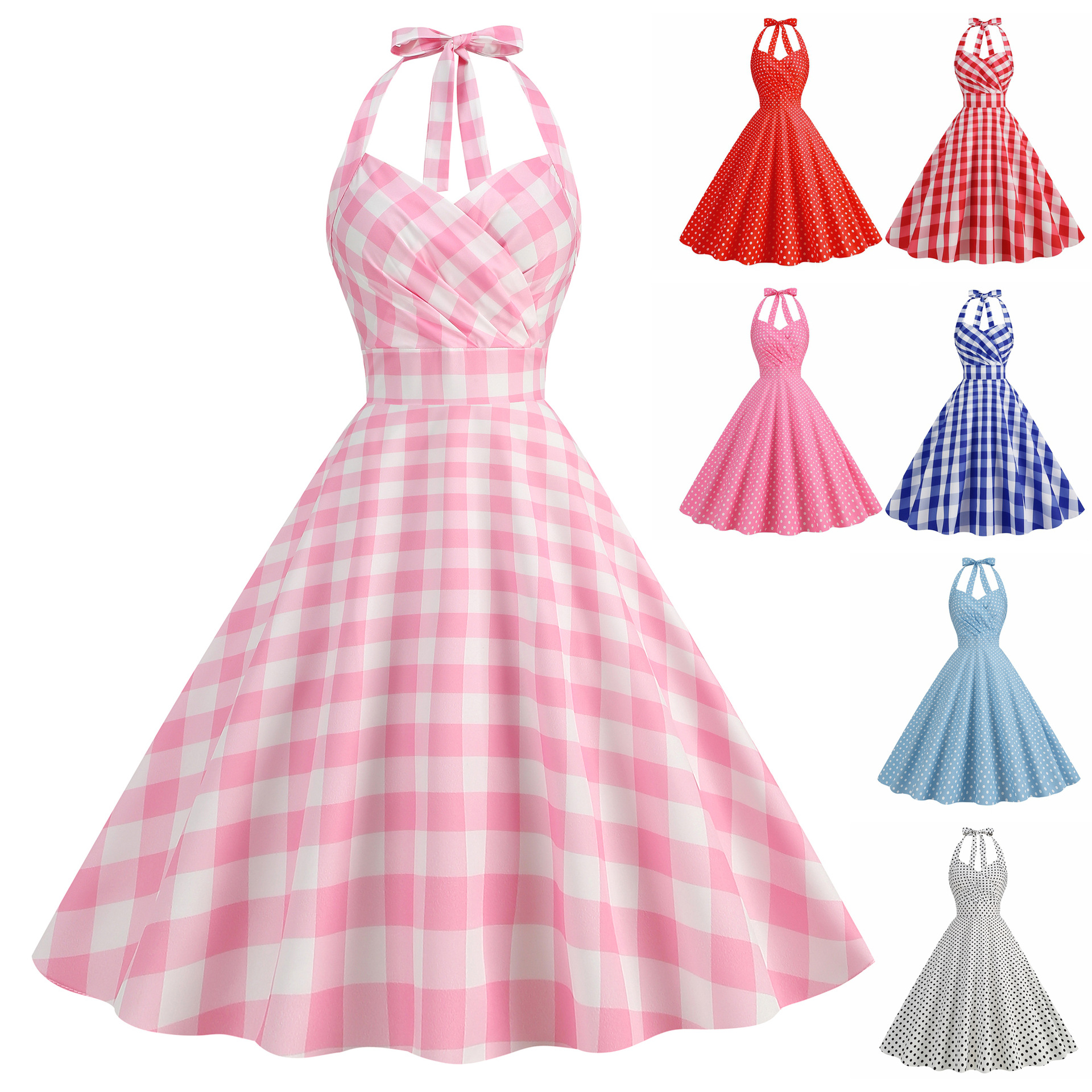 Sexy Vintage Women's Dress Han - Linen Dress Wrap reseña y precio