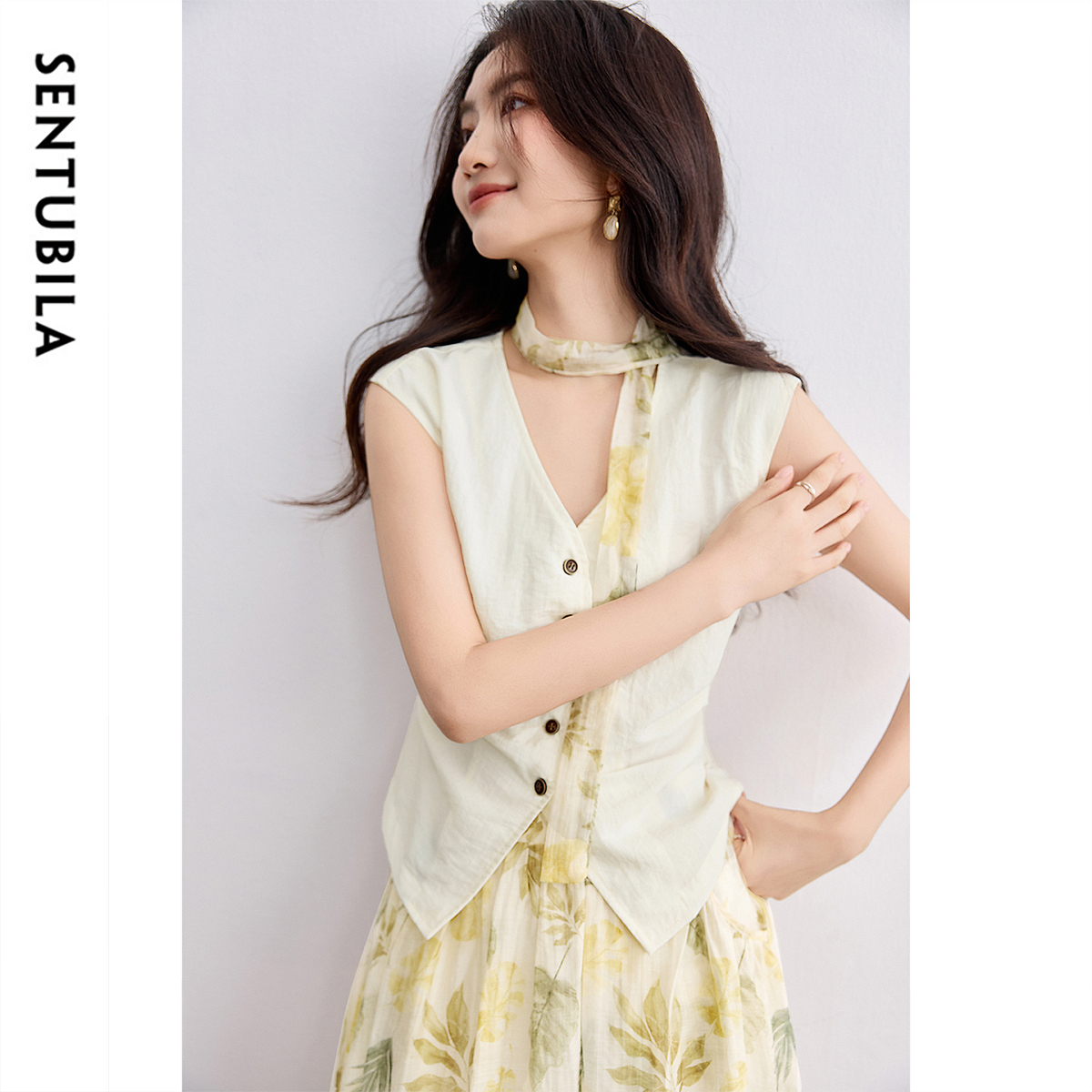 SENTUBILA Elegant Skirt Holida - Midi Skirt Floral reseña y precio