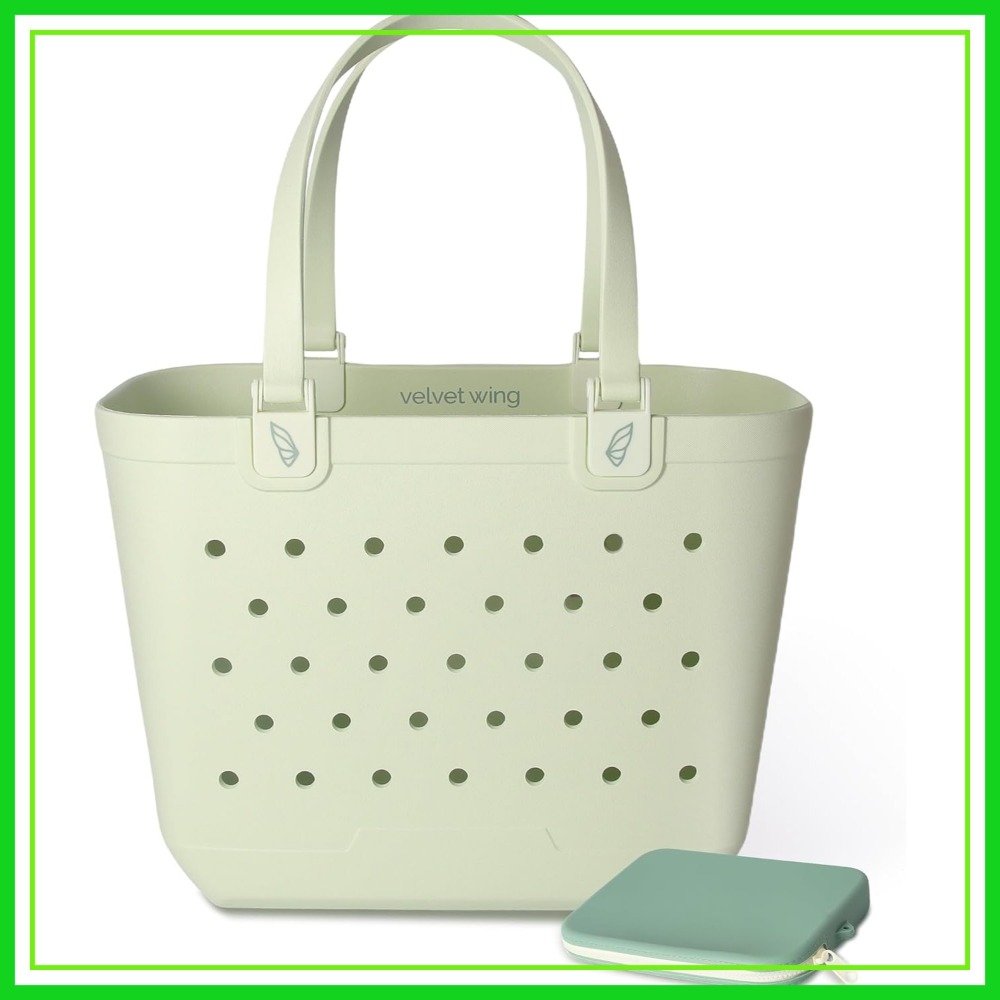 Large Rubber Beach Tote Bag -  - Tote Bag Beach reseña y precio