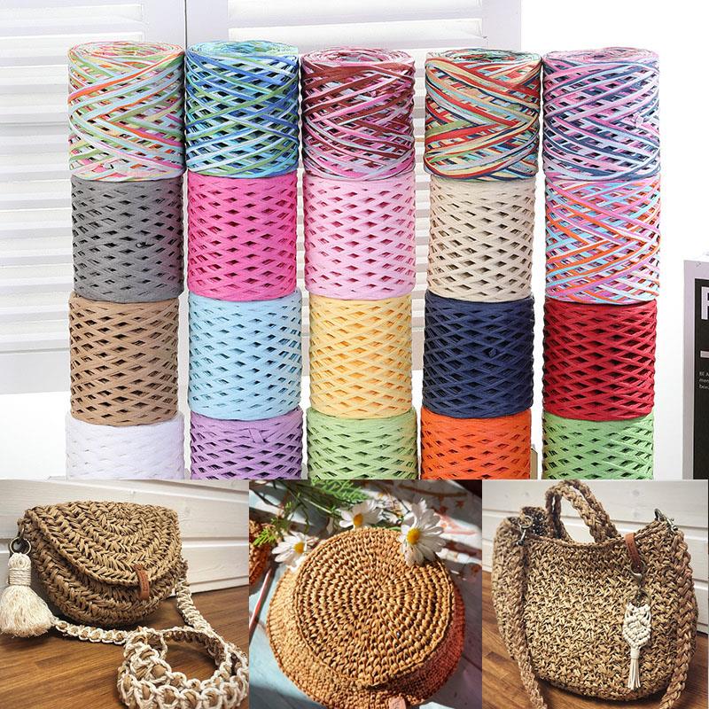 200M Raffia paper rope Straw Y - Crochet Bag Raffia reseña y precio