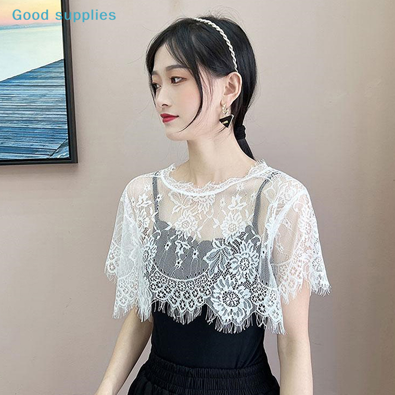 nimbleWomen Scarf Lace Lace Sh - Blouse Off Shoulder reseña y precio