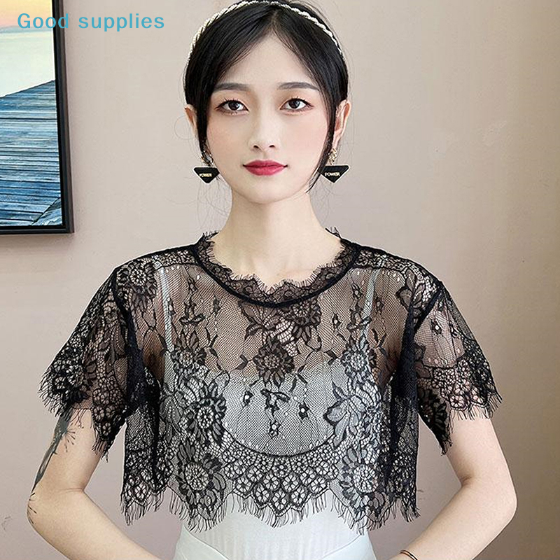 nimbleWomen Scarf Lace Lace Sh - Blouse Off Shoulder reseña y precio