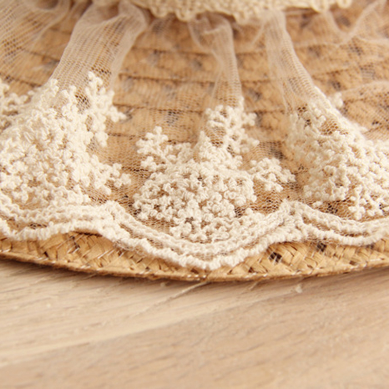 Women Lace Sun Hats For  Wide  - Hat Floppy Wide reseña y precio