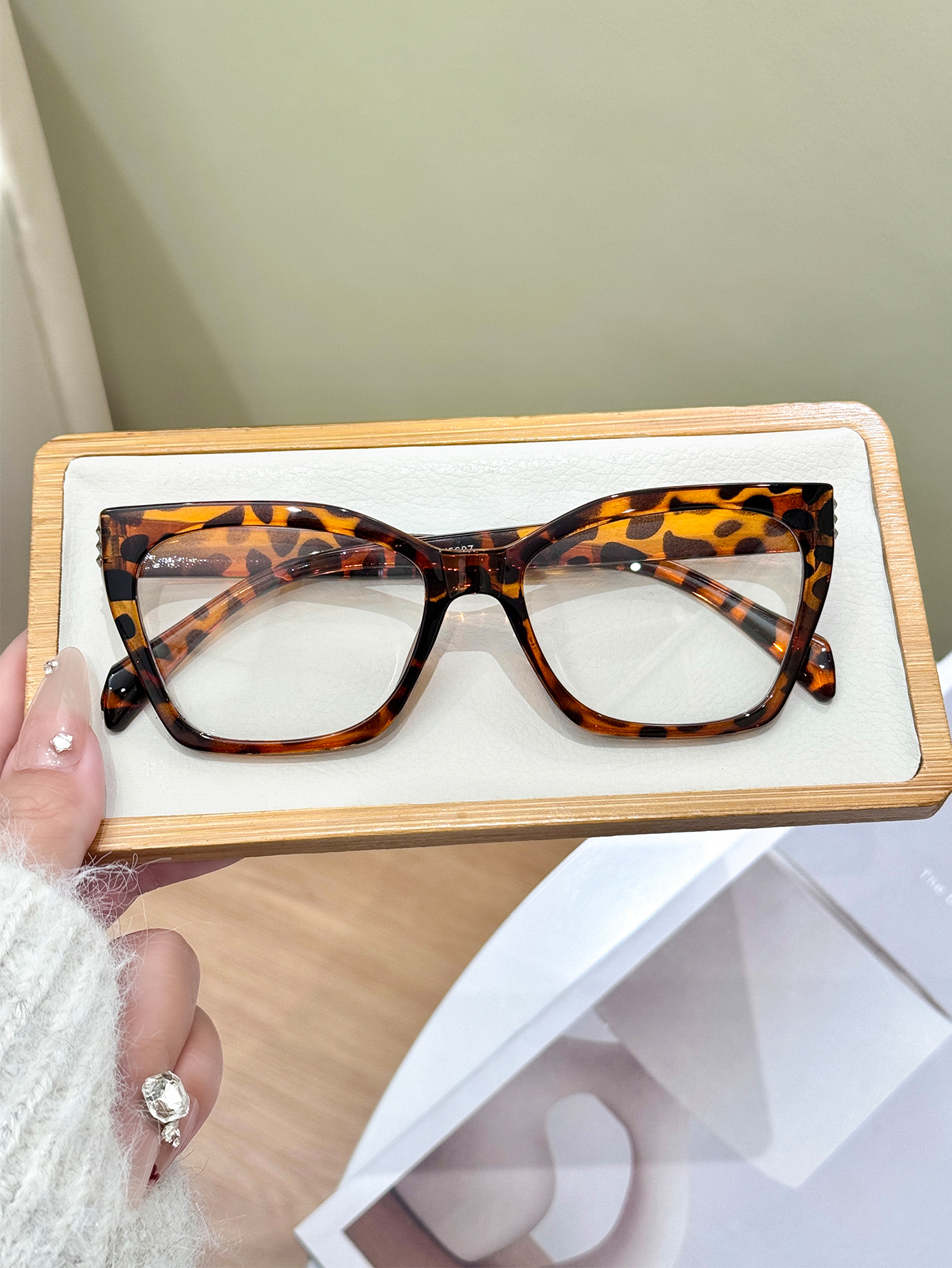1Pc High-End Leopard Print Cat - Sunglasses Cat Eye reseña y precio