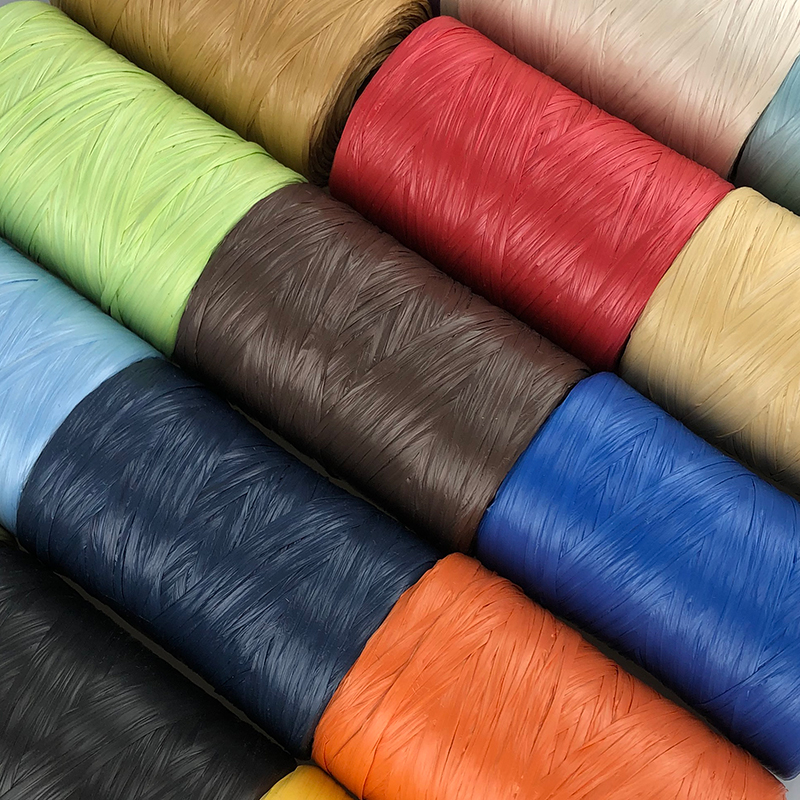 100g/pcs Flat Raffia Paper Yar - Crochet Bag Raffia reseña y precio