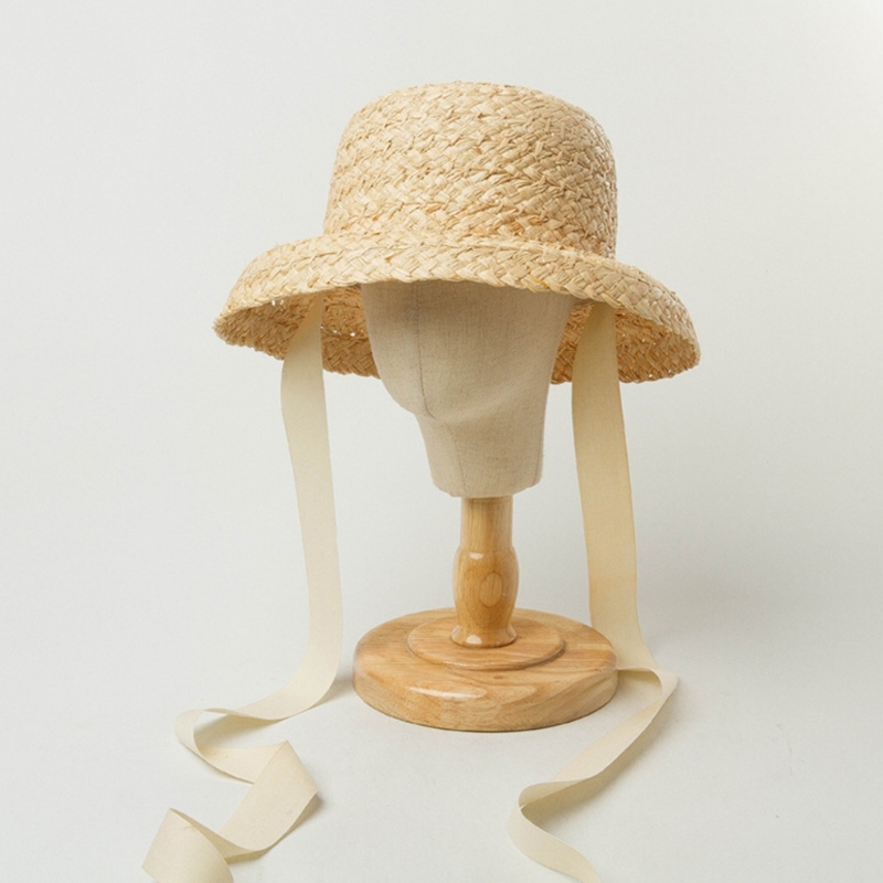 Handwoven Kids Straw  Cap Girl - Hat Floppy Wide reseña y precio
